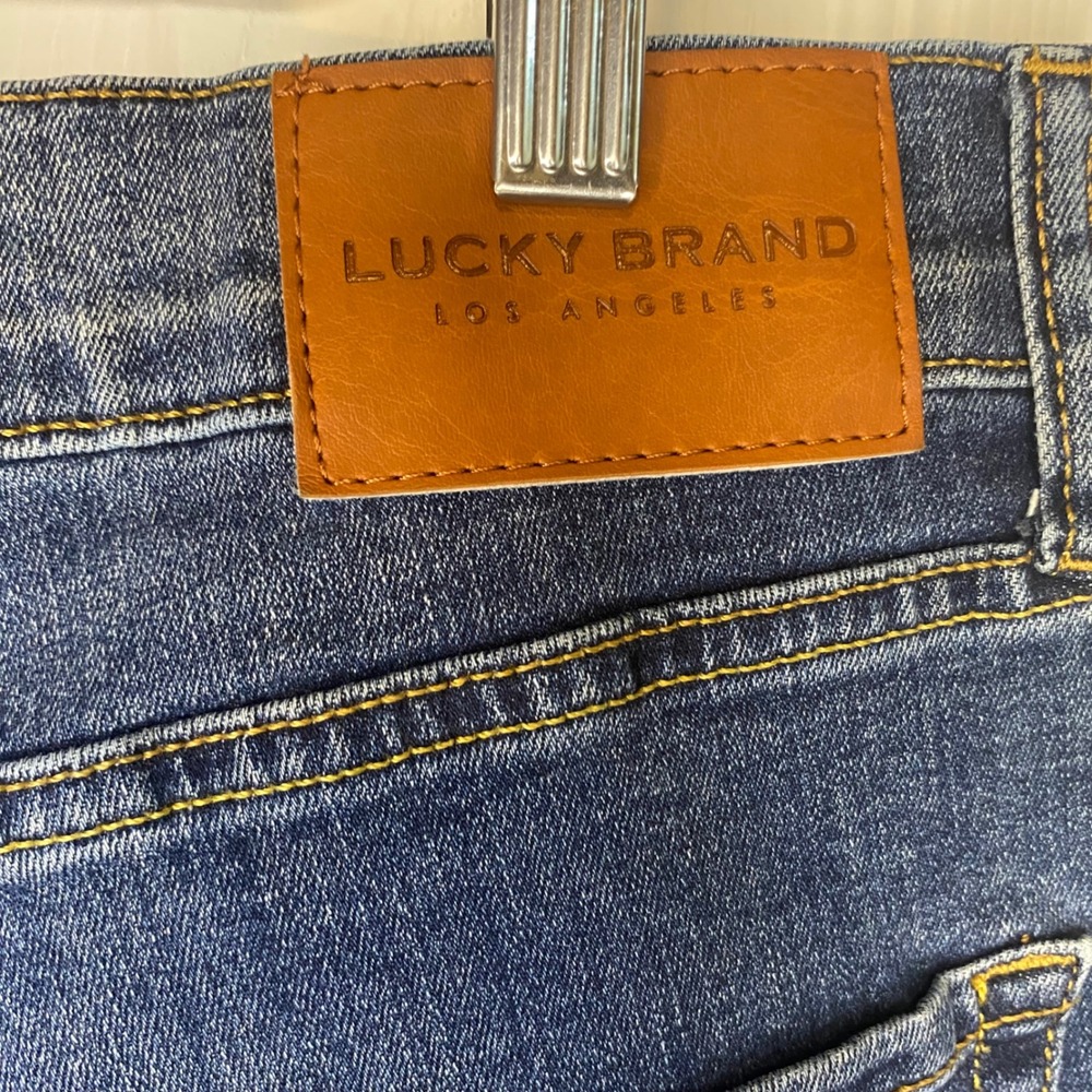 Lucky Brand 412 Athletic Slim Jeans Mens 36x32 Blue Denim Medium Wash Pants - Picture 3 of 5